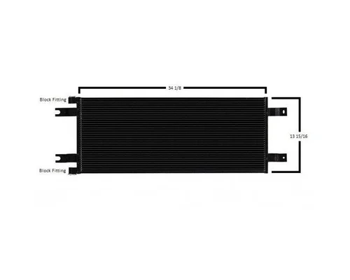 PETERBILT 325 AIR CONDITIONER CONDENSER