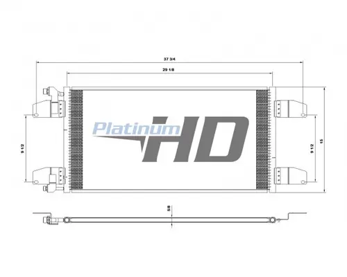 PETERBILT 330 AIR CONDITIONER CONDENSER