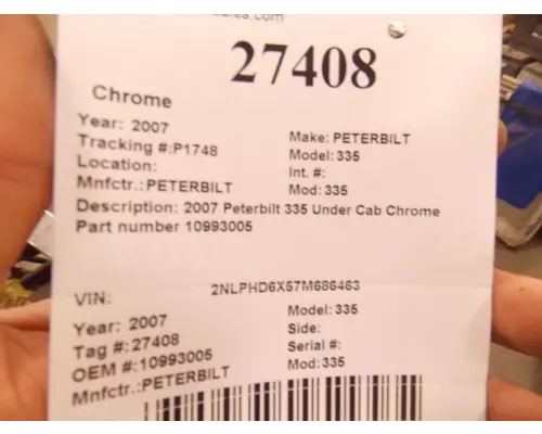 PETERBILT 335 Body Parts, Misc.