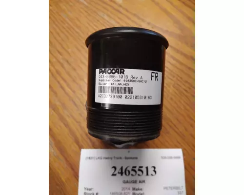 PETERBILT 337 GAUGE AIR
