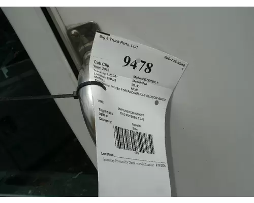 PETERBILT 348 Cab Clip