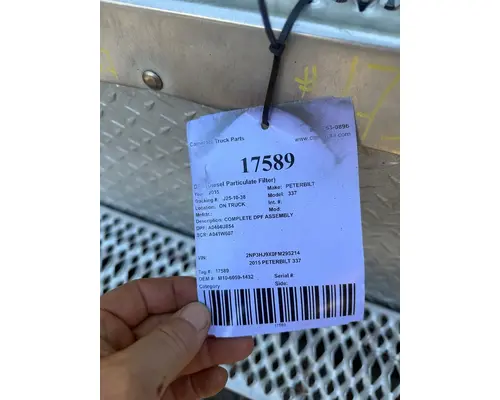 PETERBILT 348 DPF (Diesel Particulate Filter)