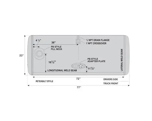 PETERBILT 352 FUEL TANK