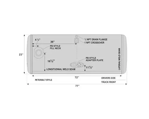 PETERBILT 352 FUEL TANK