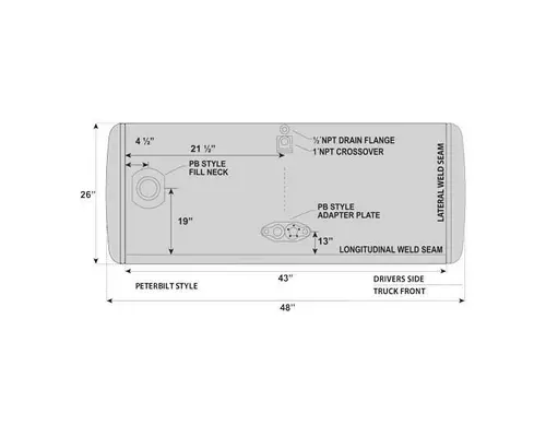 PETERBILT 352 FUEL TANK