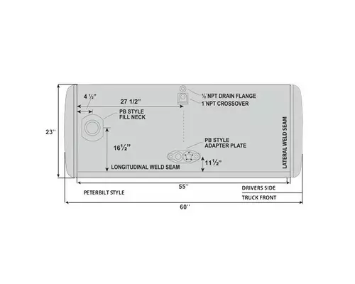PETERBILT 352 FUEL TANK