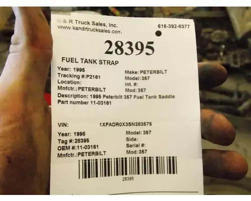 PETERBILT 357 Fuel Tank StrapHanger