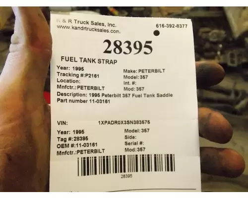 PETERBILT 357 Fuel Tank Support