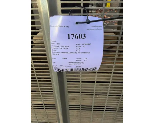 PETERBILT 357 Hood