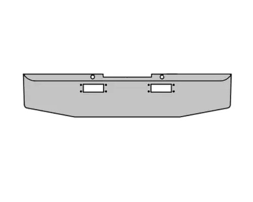 PETERBILT 359 1967-1987 BUMPER ASSEMBLY, FRONT