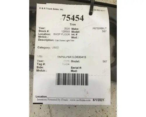 PETERBILT 365 Body Parts, Misc.
