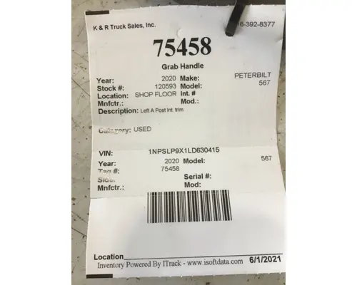 PETERBILT 365 Body Parts, Misc.
