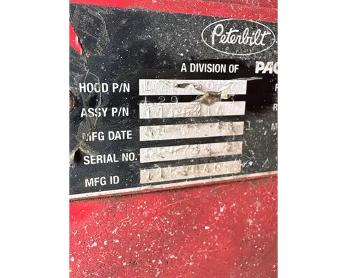 PETERBILT 365 Hood