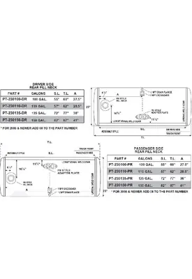 PETERBILT 367 2008-2025 FUEL TANK