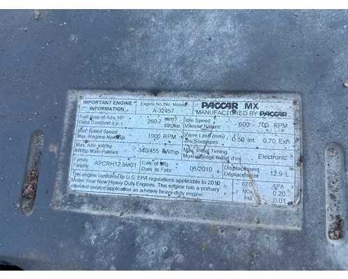 PETERBILT 367 Engine Assembly