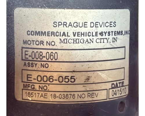 PETERBILT 367 WINDSHIELD WIPER MOTOR