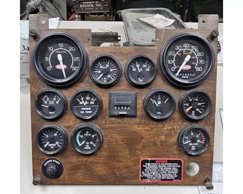 PETERBILT 377 Instrument Cluster