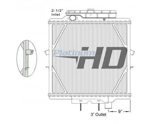 PETERBILT 377 RADIATOR ASSEMBLY