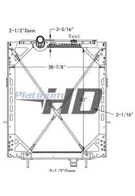 PETERBILT 377 Radiator