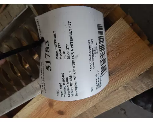 PETERBILT 377 Step (Frame, Fuel Tank, Fairing)