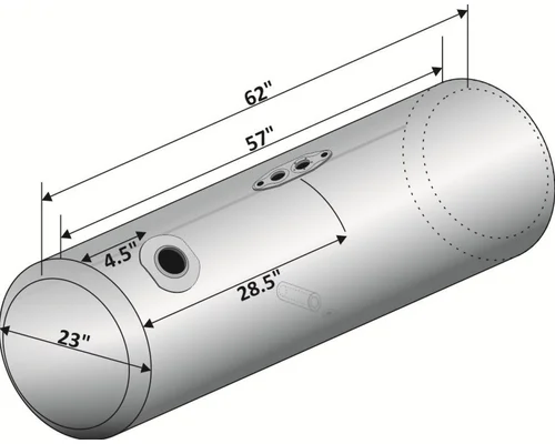 PETERBILT 378 1985-2007 FUEL TANK