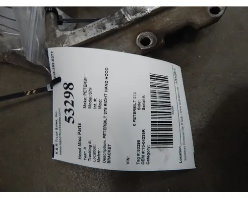 PETERBILT 378 Body Parts, Misc.