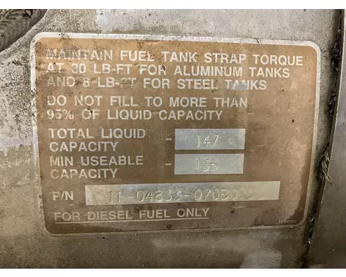 PETERBILT 378 Fuel Tank