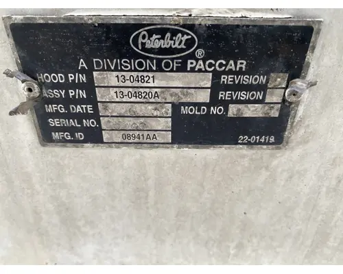 PETERBILT 378 Hood