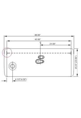 PETERBILT 379 1985-2007 FUEL TANK