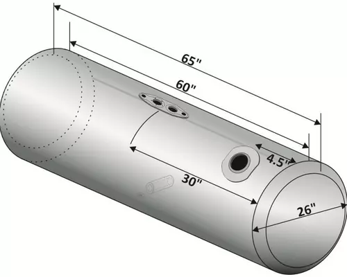 PETERBILT 379 1985-2007 FUEL TANK