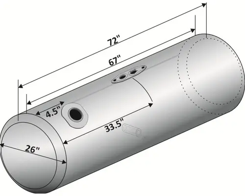 PETERBILT 379 1985-2007 FUEL TANK