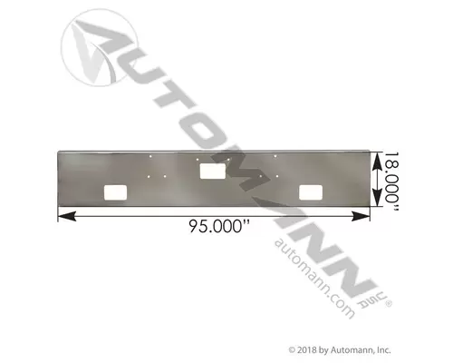PETERBILT 379 1987-2007 BUMPER ASSEMBLY, FRONT