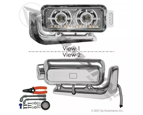 PETERBILT 379 1987-2007 HEADLAMP ASSEMBLY