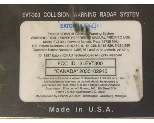 PETERBILT 379 EXHD CHASSIS CONTROL MODULE (CCM)