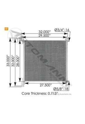 PETERBILT 379 Air Conditioner Condenser