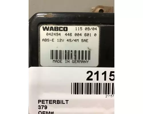 PETERBILT 379 BRAKE CONTROL MODULE (ABS)