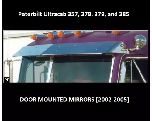 PETERBILT 379 EXTERIOR SUN VISOR