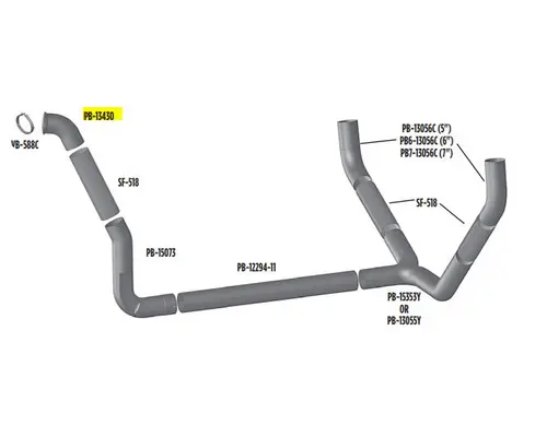 PETERBILT 379 Exhaust Pipe