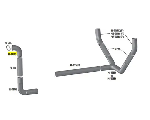 PETERBILT 379 Exhaust Pipe
