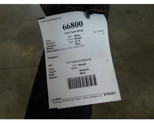 PETERBILT 379 Fuel Tank StrapHanger