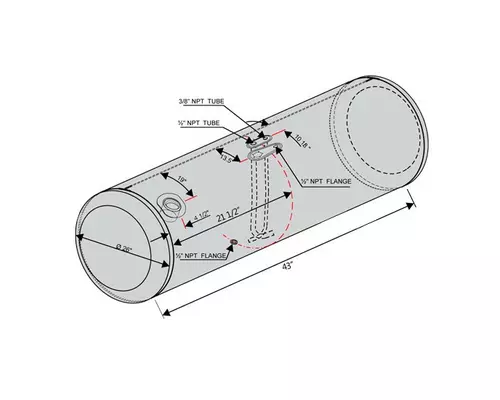 PETERBILT 379 Fuel Tank