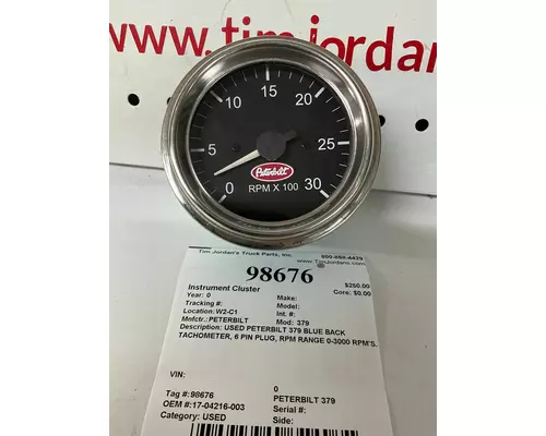 PETERBILT 379 Instrument Cluster