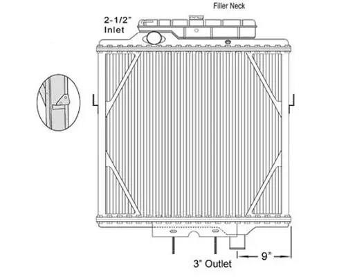 PETERBILT 379 RADIATOR ASSEMBLY