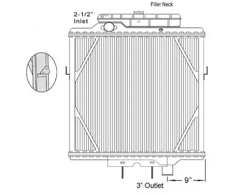 PETERBILT 379 RADIATOR ASSEMBLY