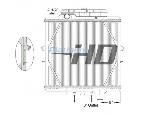 PETERBILT 379 RADIATOR ASSEMBLY