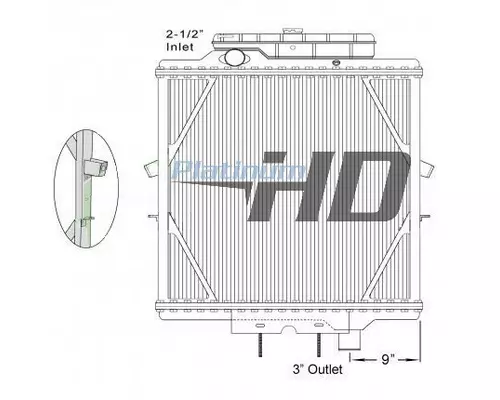 PETERBILT 379 RADIATOR ASSEMBLY