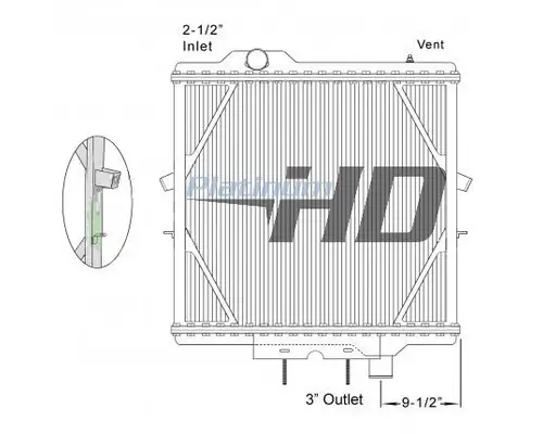 PETERBILT 379 RADIATOR ASSEMBLY