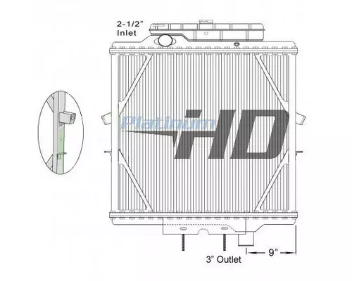 PETERBILT 379 RADIATOR ASSEMBLY