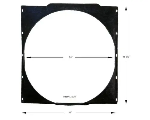 PETERBILT 379 RADIATOR SHROUD