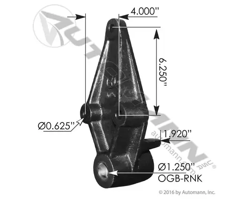 PETERBILT 379 SPRING HANGER